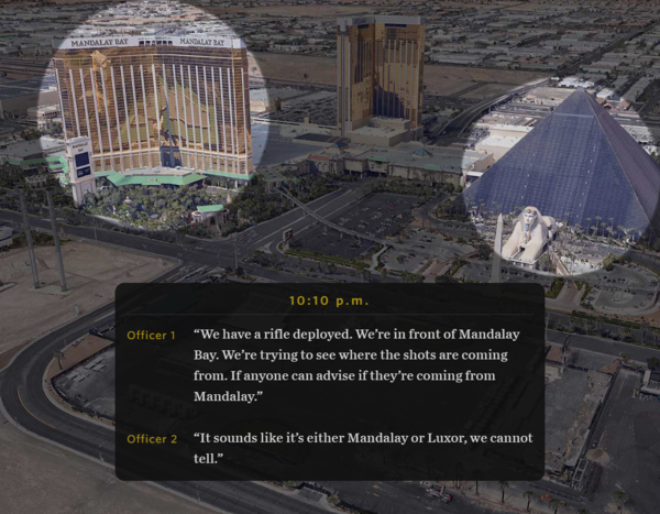 신 기자가 월스트리트저널에서 라스베이거스 총기 난사 사건을 다룬 기사.